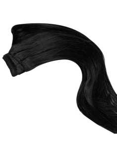 Extensiones de cortina de pelo virgen liso 100 g 53 cm