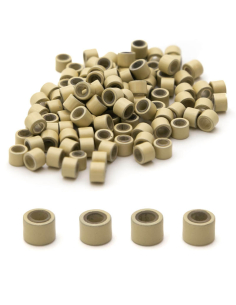 100 anillas de silicona para extensiones