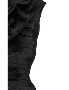 Extensiones de cortina brasileñas de pelo negro 53 cm 2