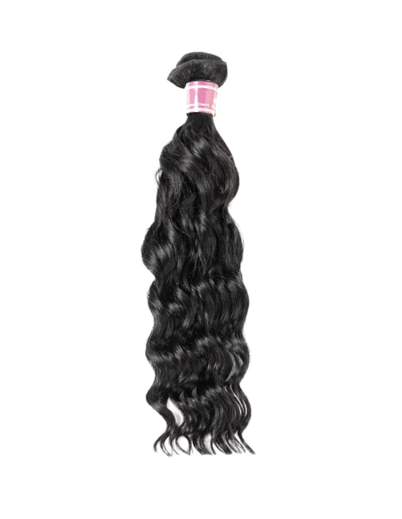 Extensiones de cortina brasileñas de pelo negro 53 cm