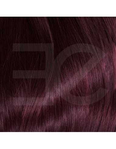 Extensiones de micro ring de pelo liso 50 cm - ciruela