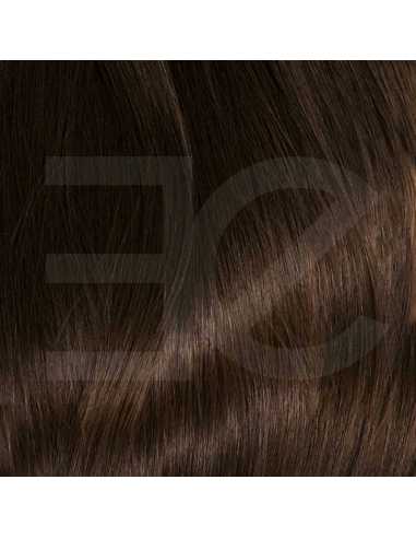 Alargador de pelo sintético clip volumen extra 63 cm - chocolate