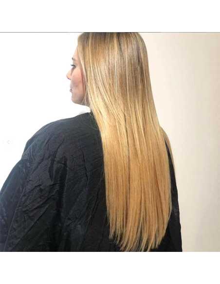 Extensiones de micro loop de pelo liso 48 cm - rubio