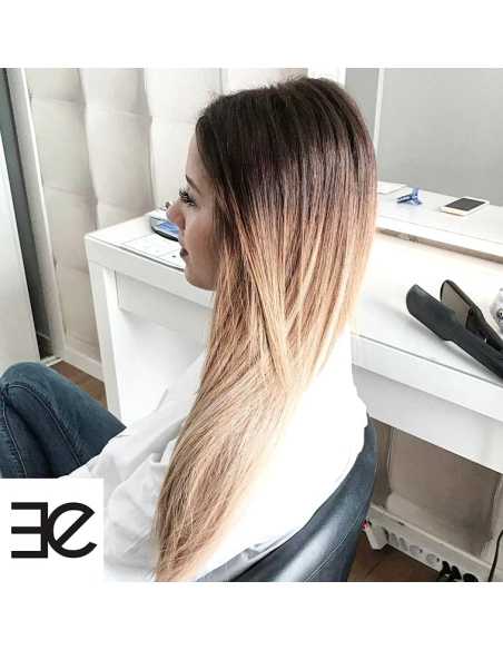 Extensiones adhesivas de pelo liso 63 cm - rubio dorado