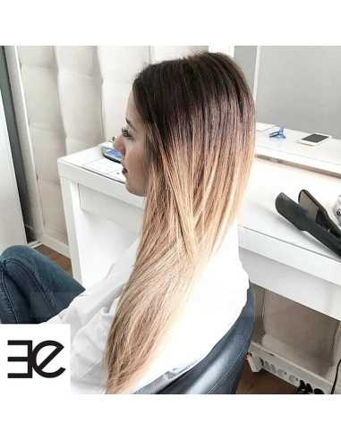 Extensiones de queratina de pelo liso 50 cm 0,85 g - rubio dorado