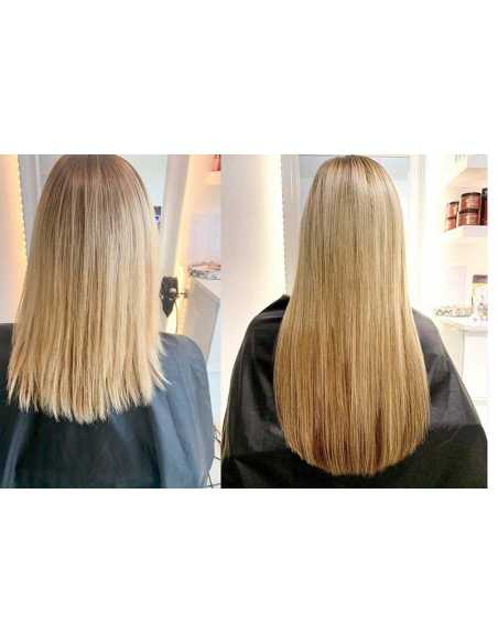 Extensiones de queratina de pelo liso 50 cm 0,85 g - rubio
