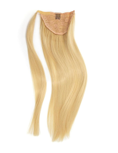 Extensiones de coleta de pelo natural 50 cm - rubio