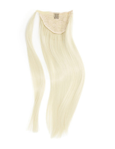 Extensiones de coleta de pelo natural 50 cm - rubio polar