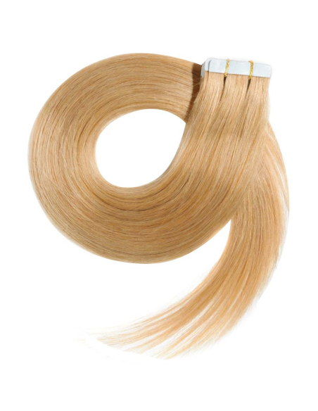 Extensiones adhesivas de pelo liso 73 cm - rubio