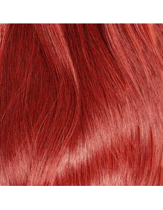 Extensiones adhesivas de pelo liso 50 cm - rojo 2