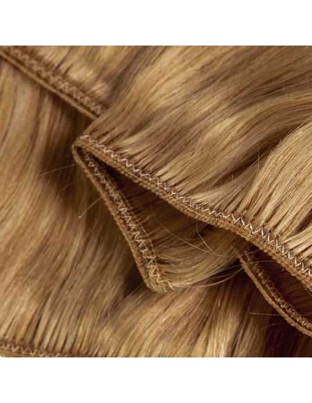 Extensiones de cortina de pelo natural liso 50 cm - rubio dorado