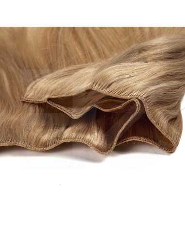 Extensiones de cortina de pelo natural liso 50 cm - rubio dorado