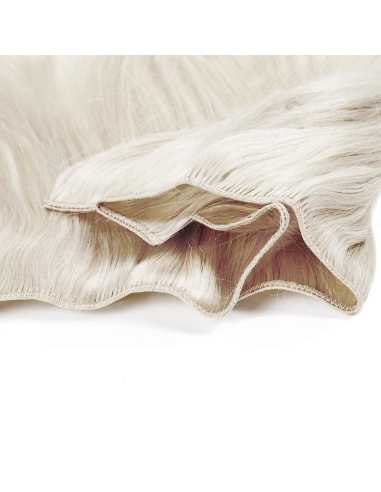 Extensiones de cortina de pelo natural liso 50 cm - rubio polar