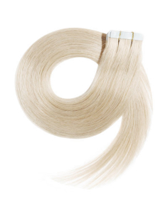 Extensiones adhesivas de pelo liso 63 cm - rubio polar