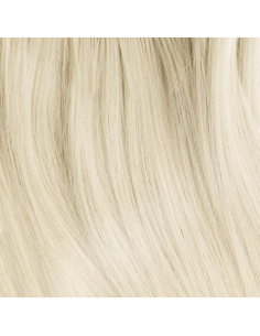 Extensiones de clip de pelo liso natural LUXE Maxi Volumen 180 g 53 cm - rubio polar
