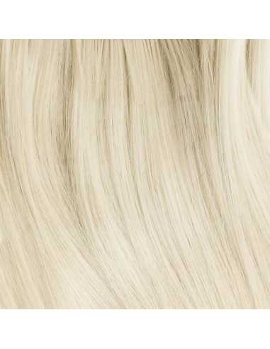 Extensiones de clip de pelo liso natural LUXE Maxi Volumen 180 g 53 cm - rubio polar