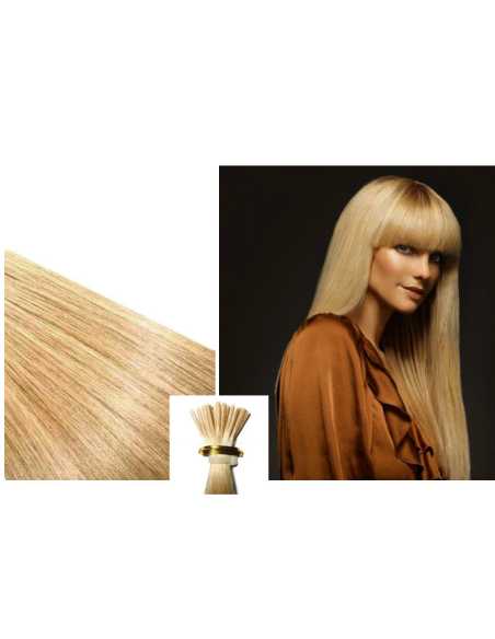 Extensiones de micro ring de pelo liso 50 cm 1 g - rubio