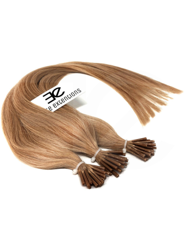 Extensiones de micro ring de pelo liso 50 cm - rubio dorado