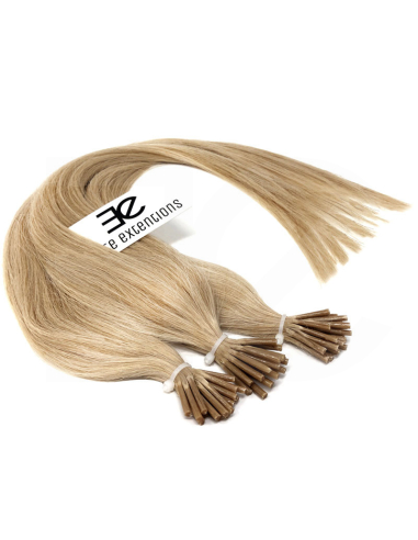 Extensiones de micro ring de pelo liso 63 cm - rubio ceniza