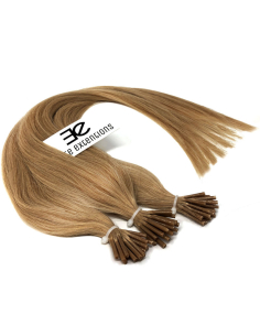 Extensiones de micro ring de pelo liso 63 cm 0,85 g - rubio dorado