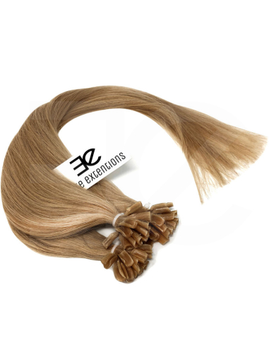 Extensiones de queratina de pelo liso 73 cm - rubio dorado