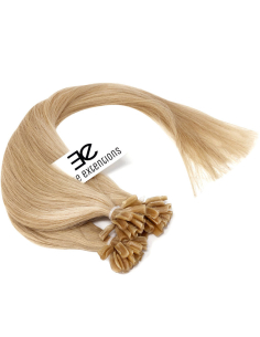 Extensiones de queratina de pelo liso 73 cm - rubio ceniza