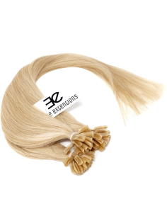 Extensiones de queratina de pelo liso 73 cm - rubio claro