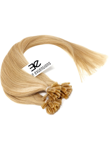 Extensiones de queratina de pelo liso 63 cm 1 g - rubio