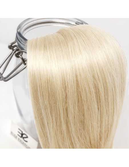 Extensiones de clip de pelo liso natural LUXE Maxi Volumen 180 g 53 cm - rubio platino