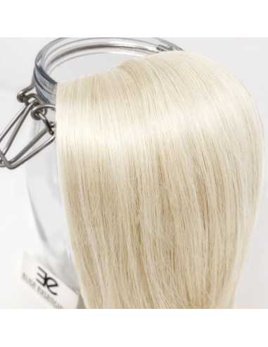 Extensiones de clip de pelo liso natural LUXE Maxi Volumen 180 g 53 cm - rubio polar