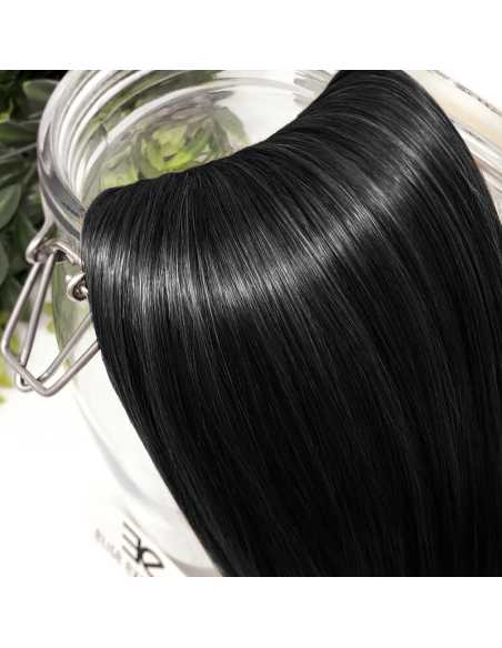 Extensiones de cortina de pelo virgen liso 100 g 63 cm