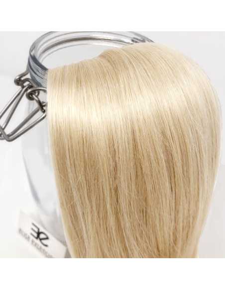 Extensiones de cortina de pelo natural liso 50 cm - rubio claro