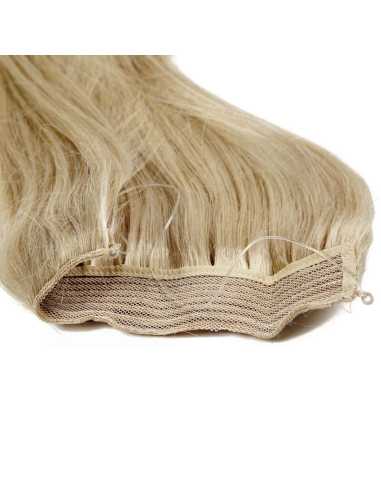Extensiones de hilo invisible - flip in pelo liso REMY 50 cm - rubio claro