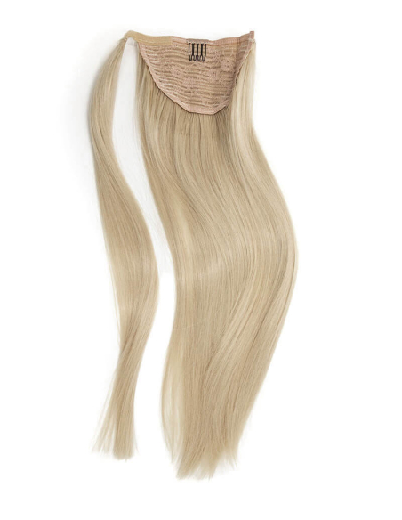 Extensiones de coleta de pelo natural 50 cm - rubio claro