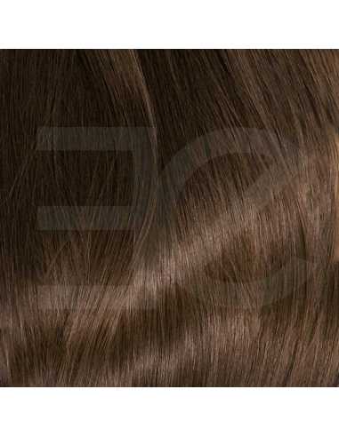 Extensiones de cortina de pelo natural liso 50 cm - castaño avellana