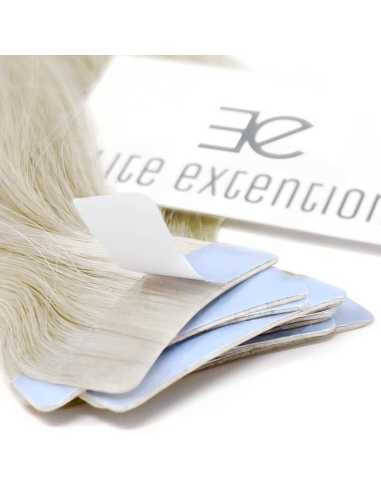 Extensiones adhesivas de pelo liso 50 cm - rubio polar