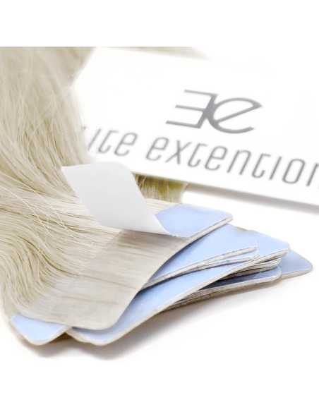 Extensiones adhesivas de pelo liso 63 cm - rubio polar