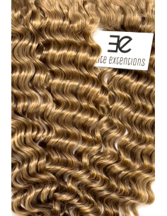 Extensiones de cortina de pelo rizado 63 cm - rubio dorado 2