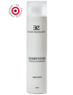 Champú de queratina para cabello y extensiones