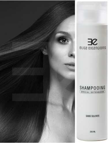 Champú de queratina para cabello y extensiones