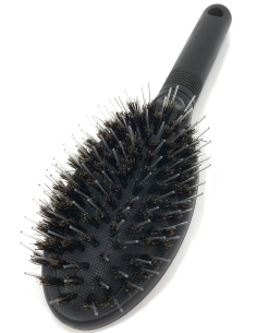 Cepillo alisador para cabello y extensiones