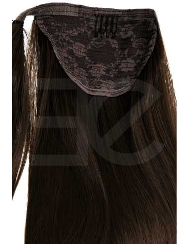 Cola de caballo pelo sintético 50 cm - chocolate