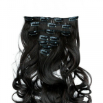 Extensiones de clip de pelo ondulado con maxi volumen 180 g